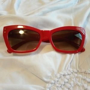 Red sunglasses